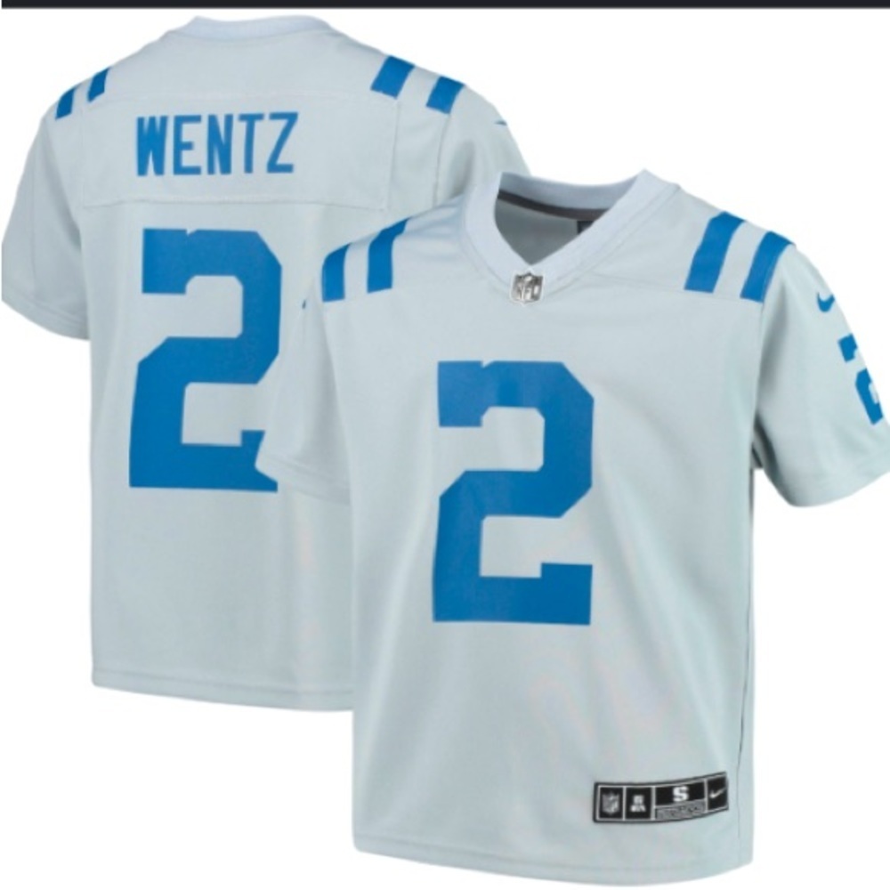 Carson Wentz Indianapolis Colts Nike Youth Inverted Team Game Jersey